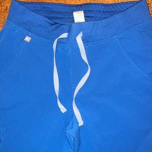 Royal blue scrub pants